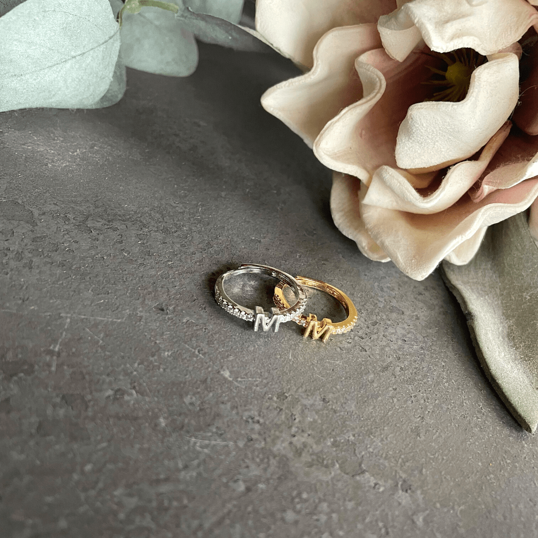 Palaia Letter Ring