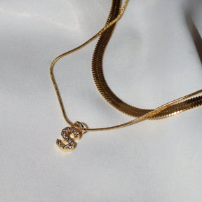 Vallerano Letter necklace